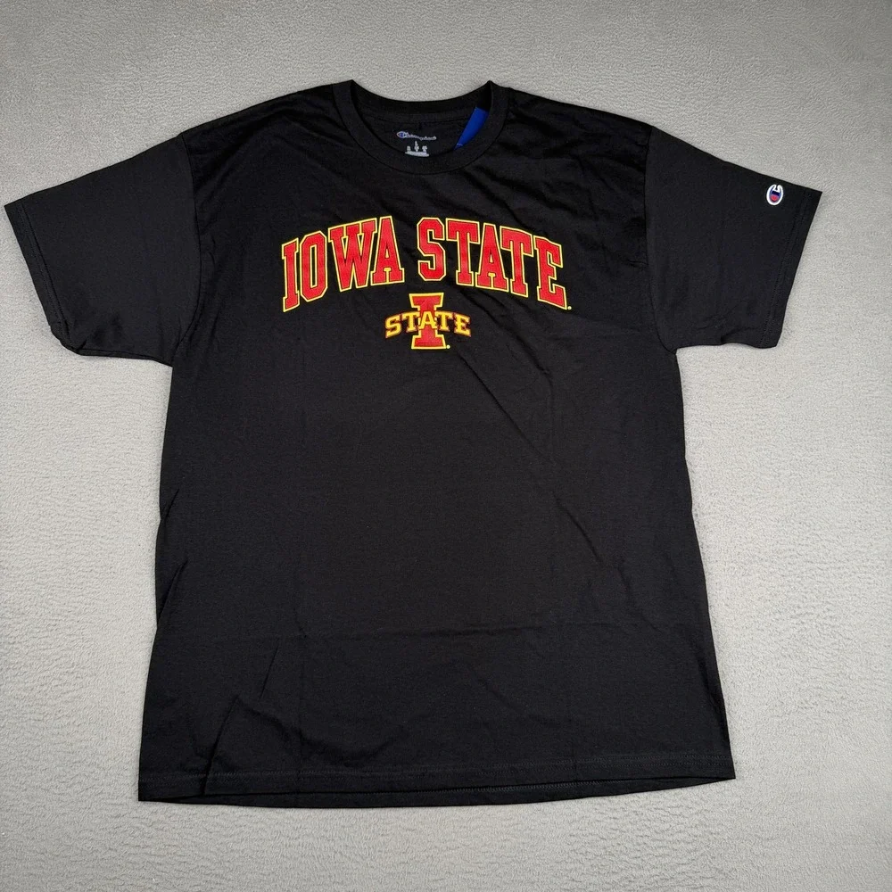 Iowa State Cyclones Shirt Mens Large Black NCAA Basketball Champion Tee - Picture 1 of 8